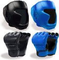 Juego de guantes de boxeo y accesorios para la cabeza, incluye 2 un...