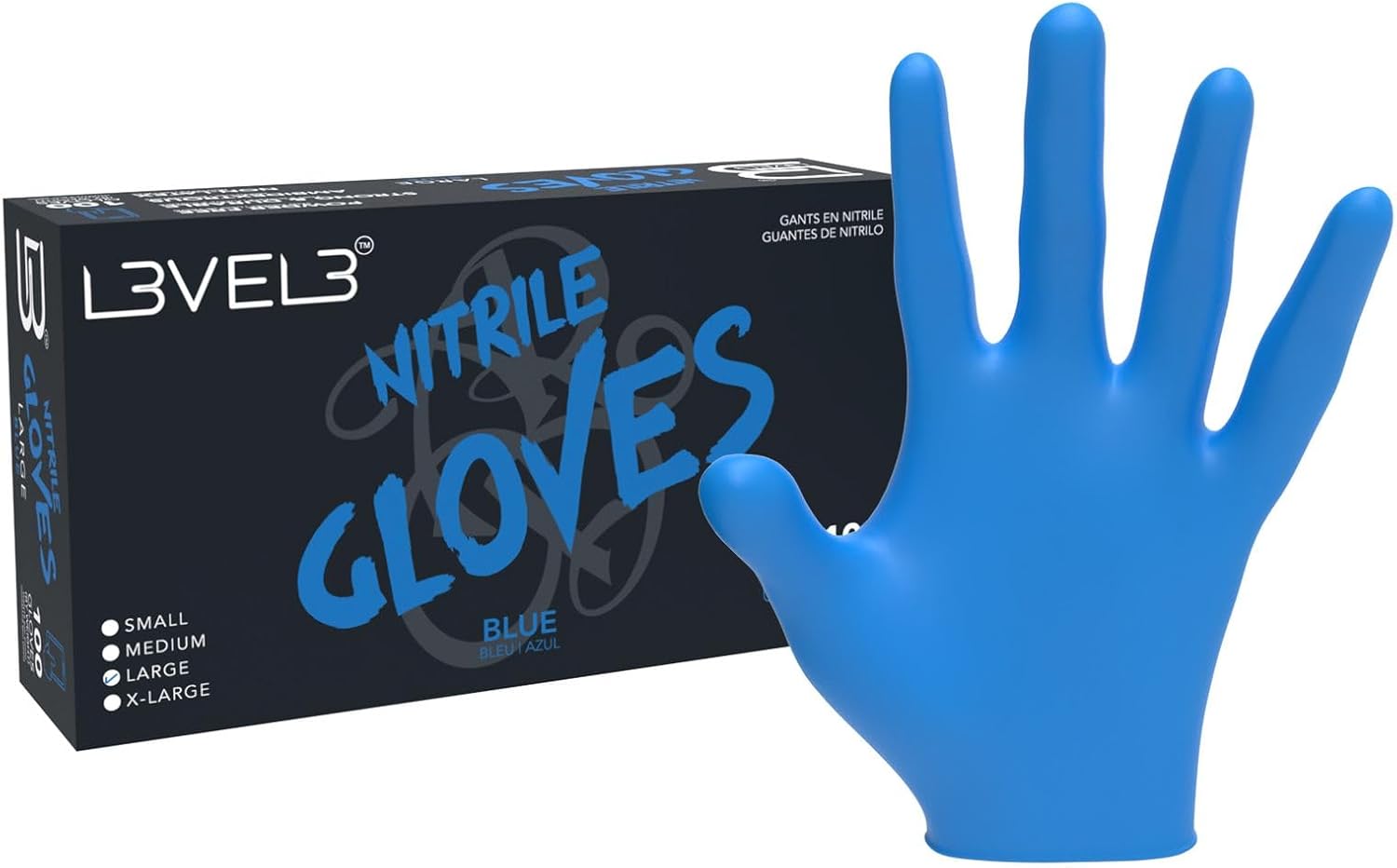 L3 Guantes de Nitrilo Nivel 3 - Guantes Desechables Profesionales d...