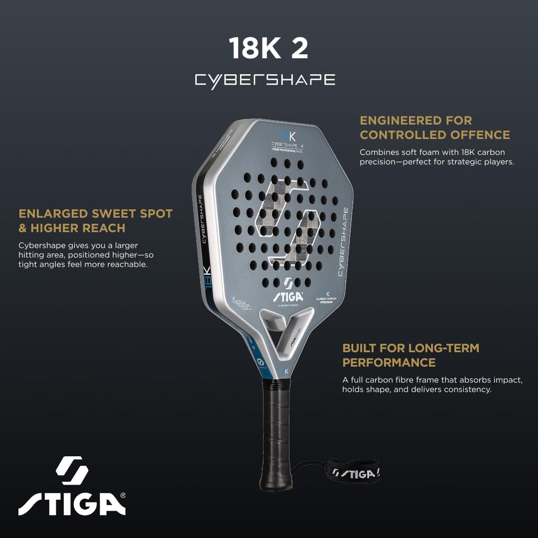 STIGA Pala de pádel Cybershape