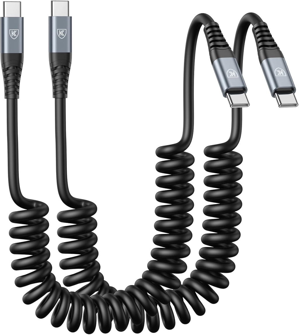 Cable USB C a C de 3 pies, paquete de 2 cables de carga USB C en es...