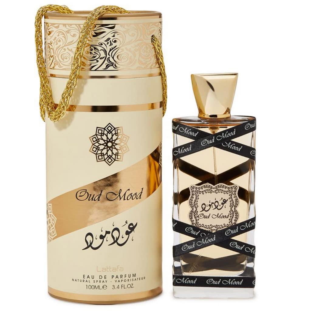 Lattafa Eau de Parfum, unisex, 3.4 onzas | Estado de ánimo fuerte |...