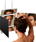 LMZNXCZ Espejo de 5 vías para cortarse el cabello uno mismo, espejo...