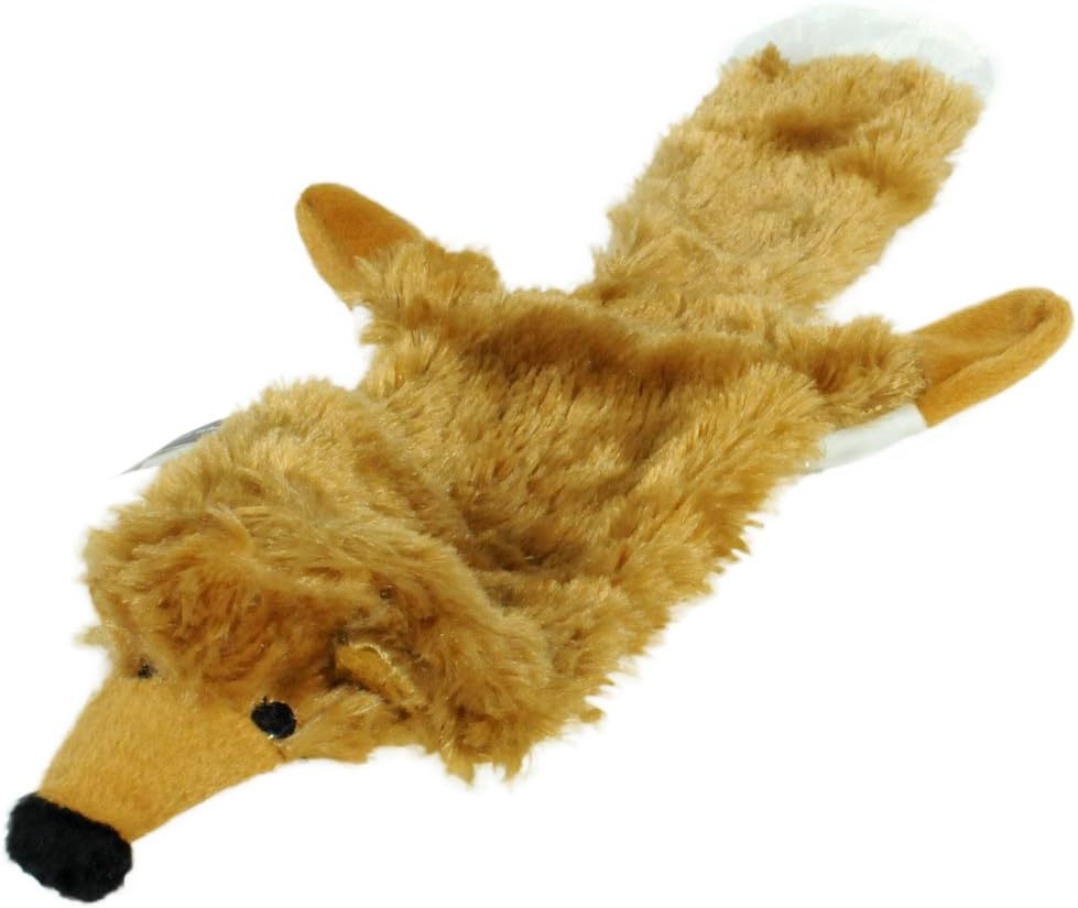 Hyper Pet Critter Skinz Fox - Juguete de peluche para perro con chi...