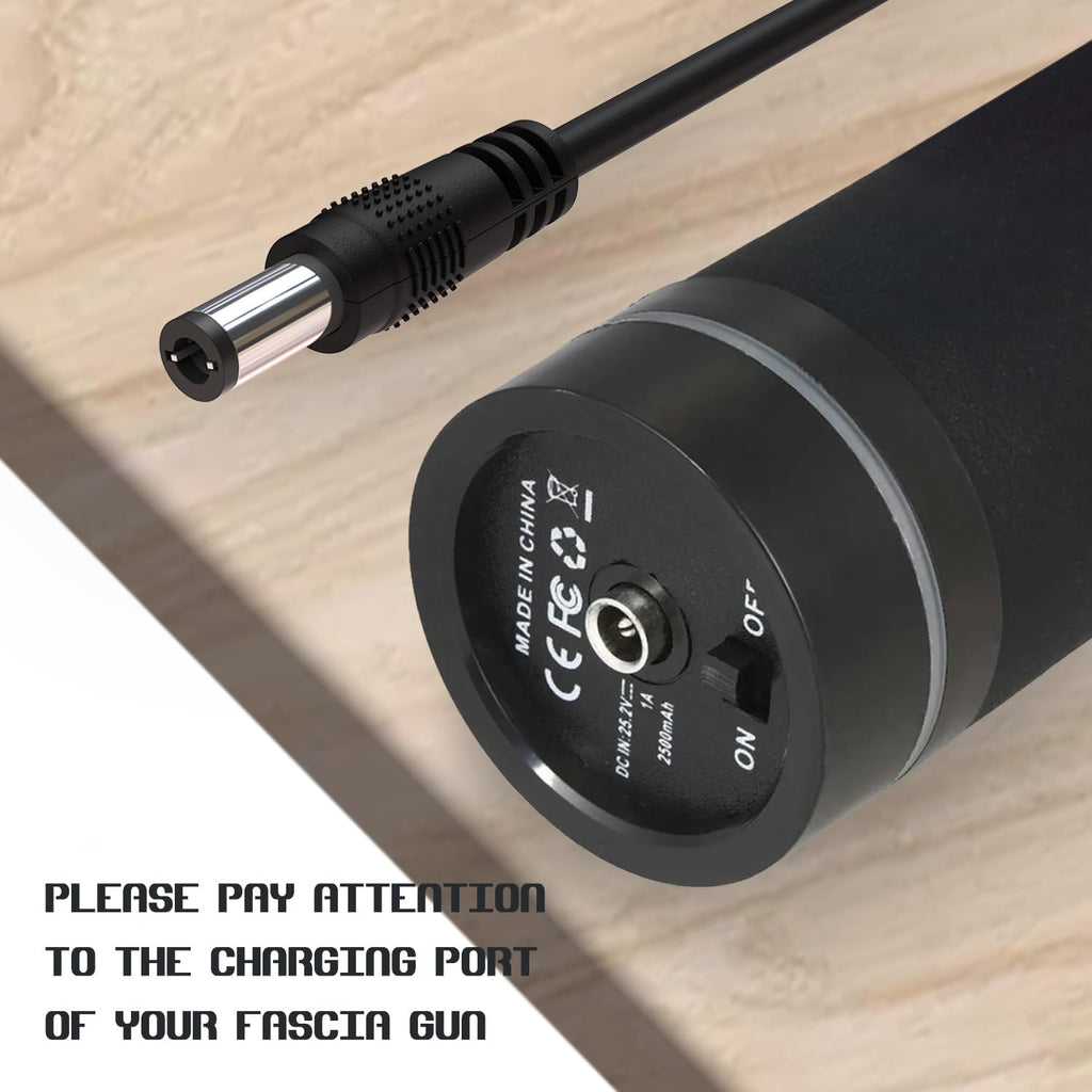 Cargador de pistola de masaje de 24 V ~ 25.2 V compatible con Hyper...