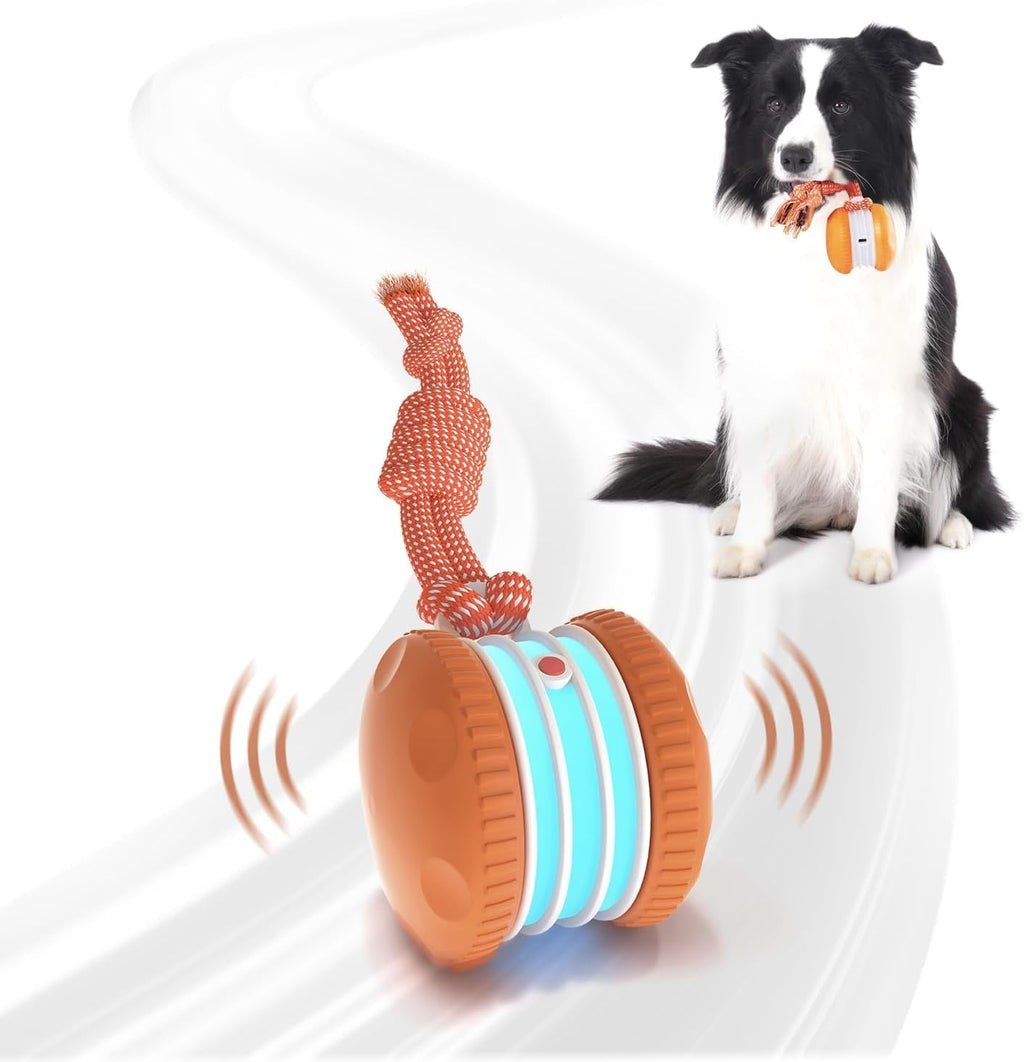QGI Juguetes interactivos para perros, camino aleatorio, eléctrico,...