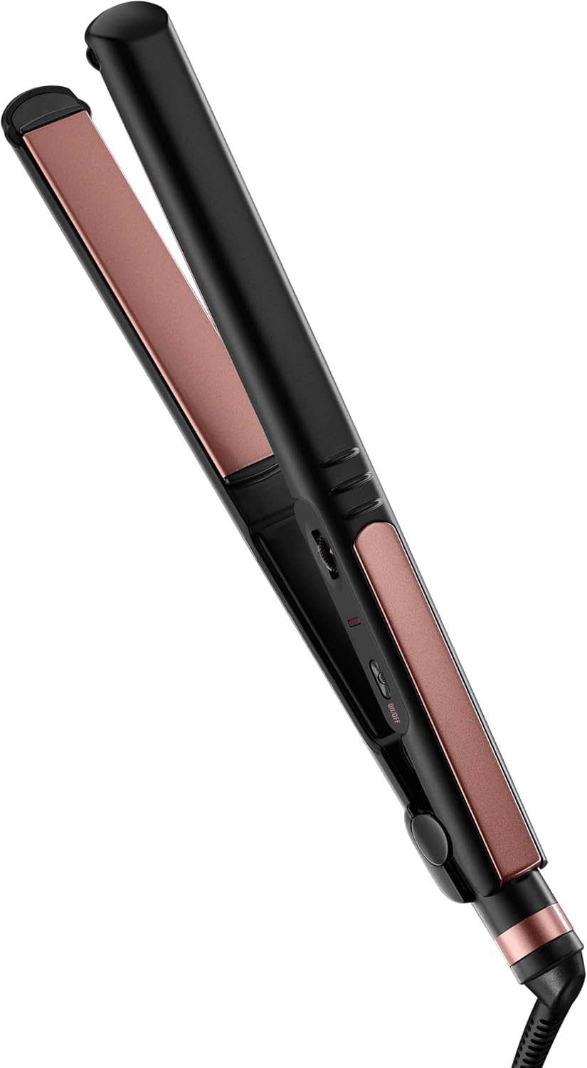 INFINITI PRO CONAIR Plancha de pelo de cerámica en oro rosa, planch...