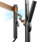 TYMO Airflow 2.0 - Plancha para alisar el cabello y rizador 2 en 1...