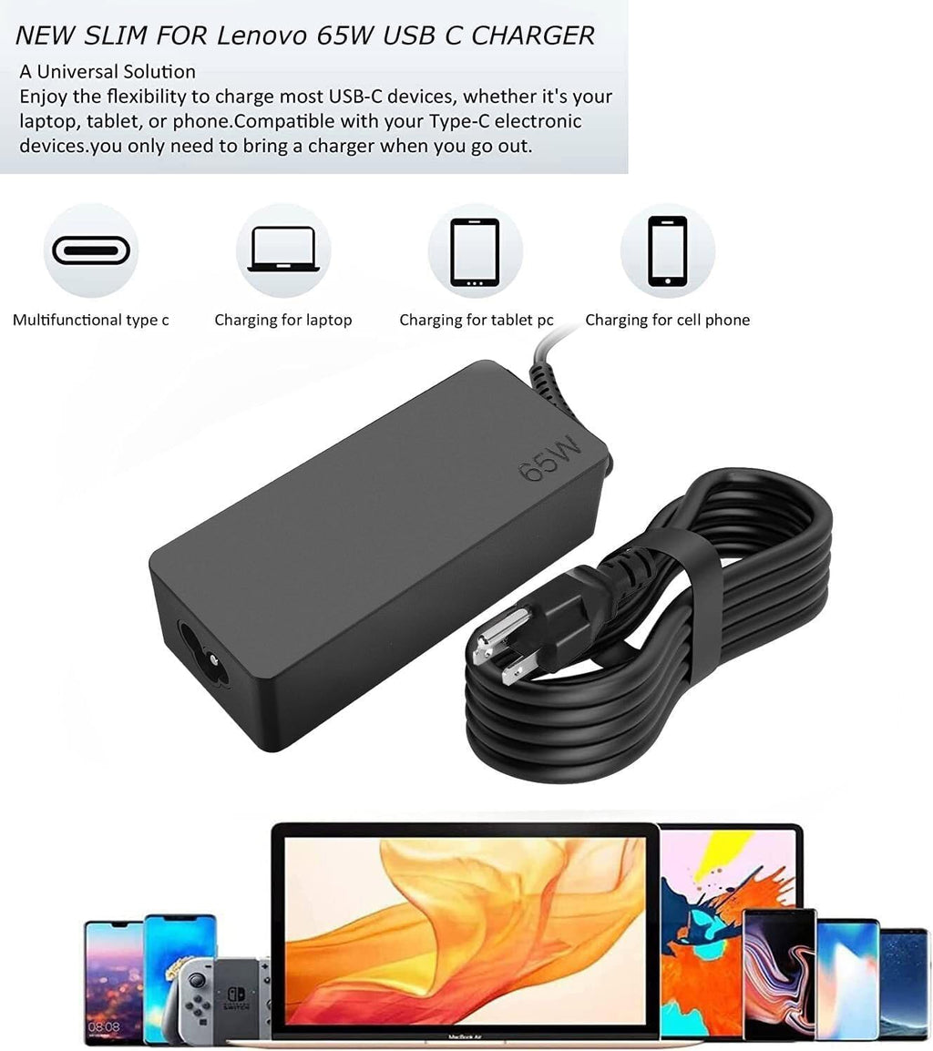 Cargador USB C de 45 W para portátil compatible con Chromebook 100e...