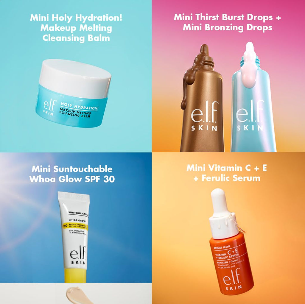 e.l.f. SKIN Best &amp; Obsessed - Kit de cuidado de la piel, remove...
