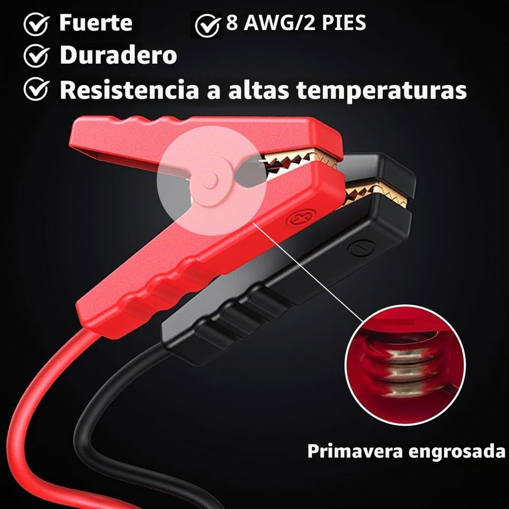 Adaptador de Cables de Puente Compatible con Batería Ma-kita de 18V...
