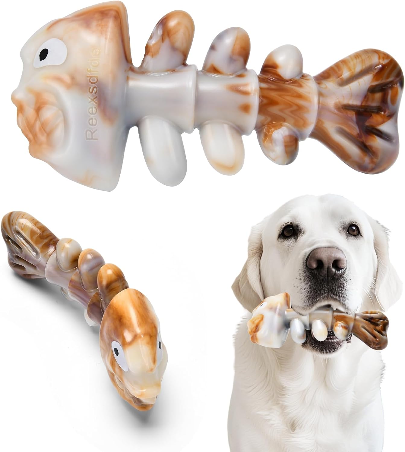 Reexsdfde Juguetes resistentes para perros, juguetes indestructible...