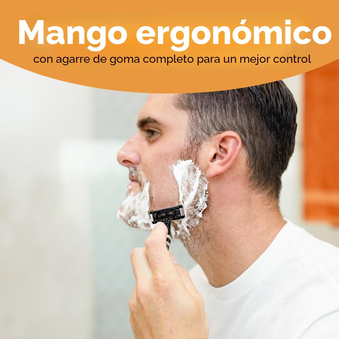 BIC Flex 5 - Maquinilla de afeitar desechable para hombres, rasurad...