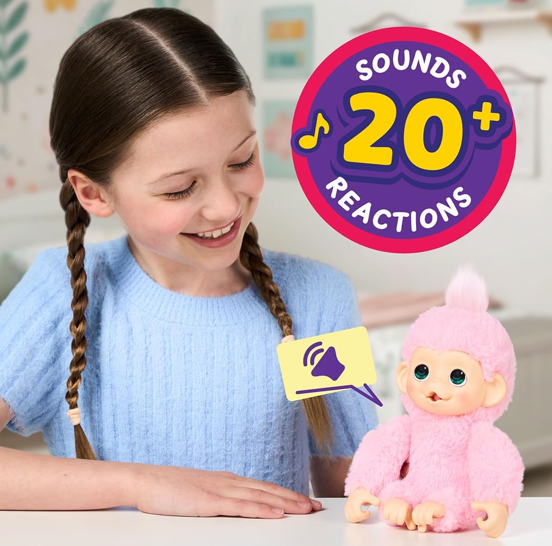 Little Live Pets Baby Monkey Minis \u2013 Luna Limón. Juguete inter...
