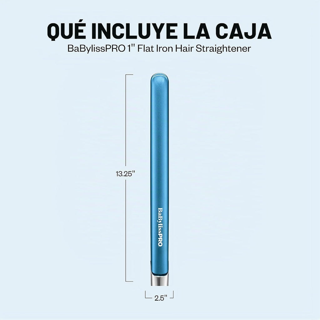 Plancha de pelo ultra elegante BabylissPRO Nano Titanium, plancha p...