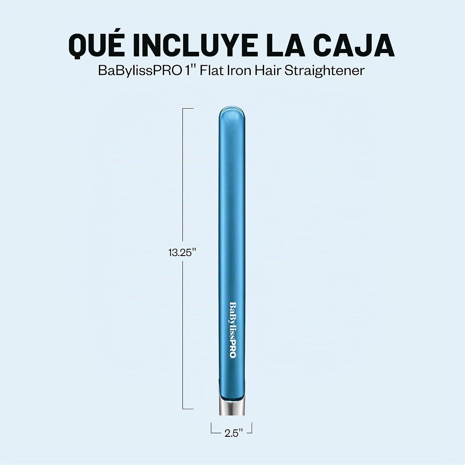 Plancha de pelo ultra elegante BabylissPRO Nano Titanium, plancha p...
