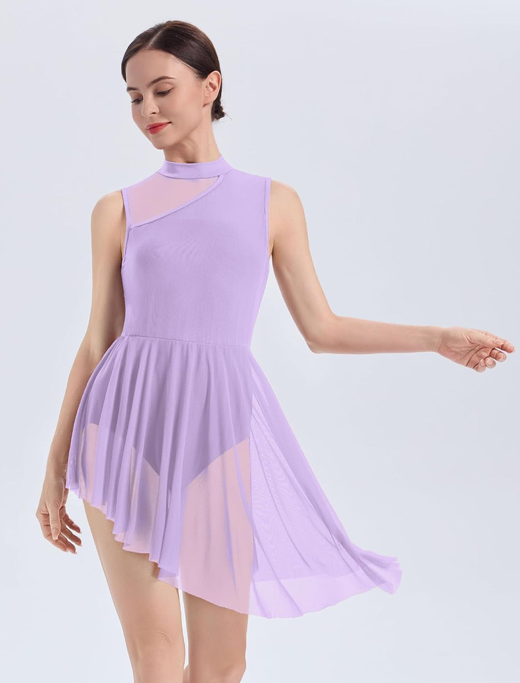 AFAVOM Vestido de baile lírico para mujer, disfraces de baile conte...