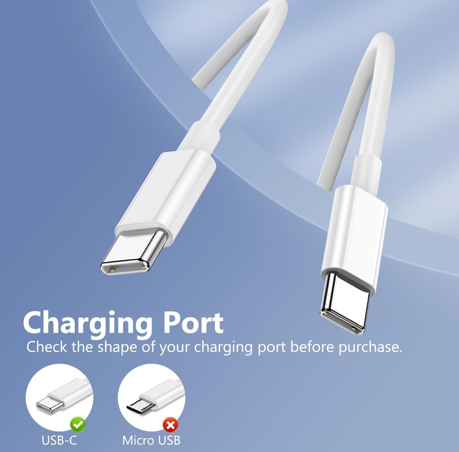 Repuesto de cargador para MacBook Pro de 100 W, cargador rápido USB...