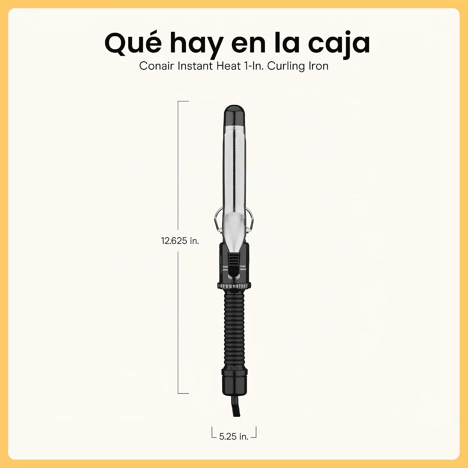 Conair Instant Heat - Rizador de pelo de 1 pulgada, barril de 1 pul...