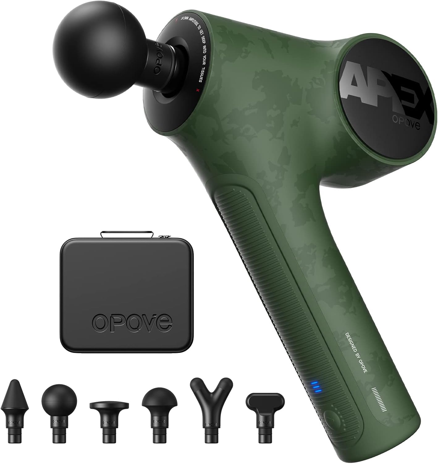 opove Pistola de Masaje Fascia Masajeador Muscular Percusivo 14.5mm...