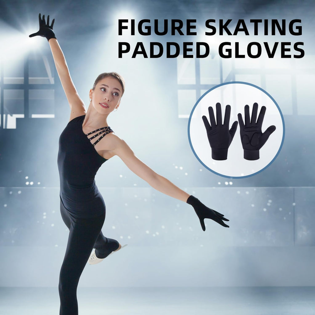 SARIUROS Guantes de patinaje artístico, guantes de patinaje sobre h...