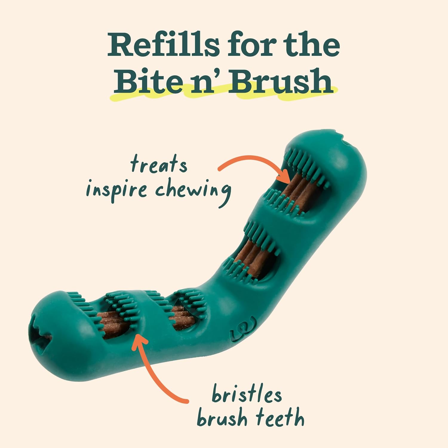 WOOF - Bite n' Brush Recambios Golosinas para el cepillo de die...