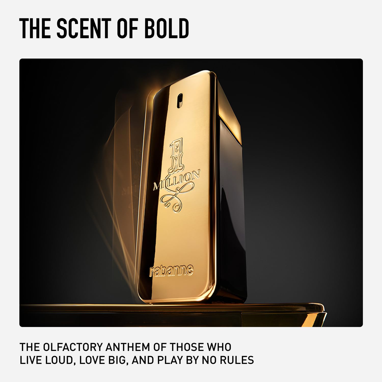 Rabanne 1 Million Eau de Toilette - Fragancia de diseñador de larga...