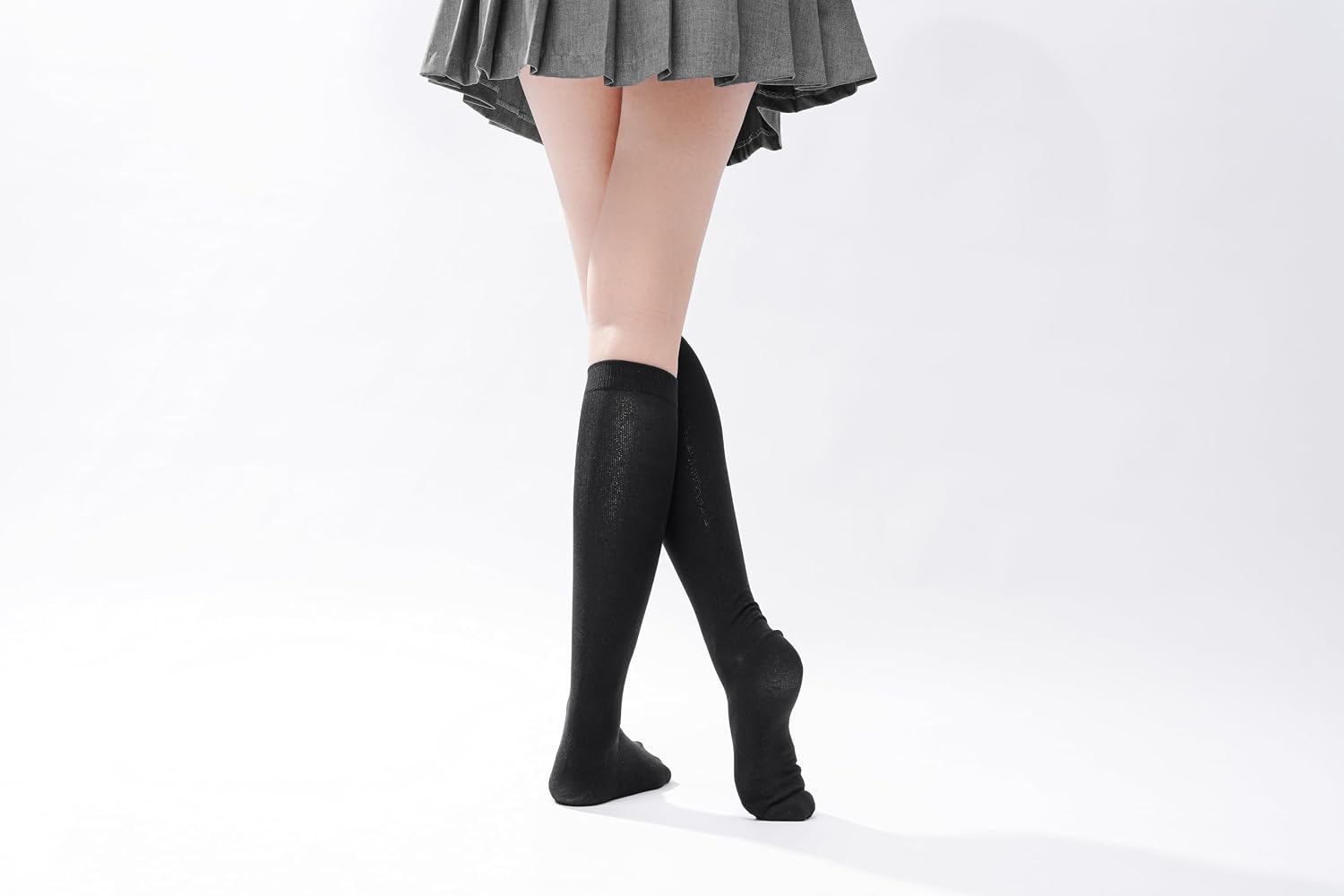 Calcetines sin costuras para patinaje artístico: diseño de puntera...
