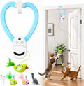 Juguetes interactivos para gatos de interior: varita de plumas de a...