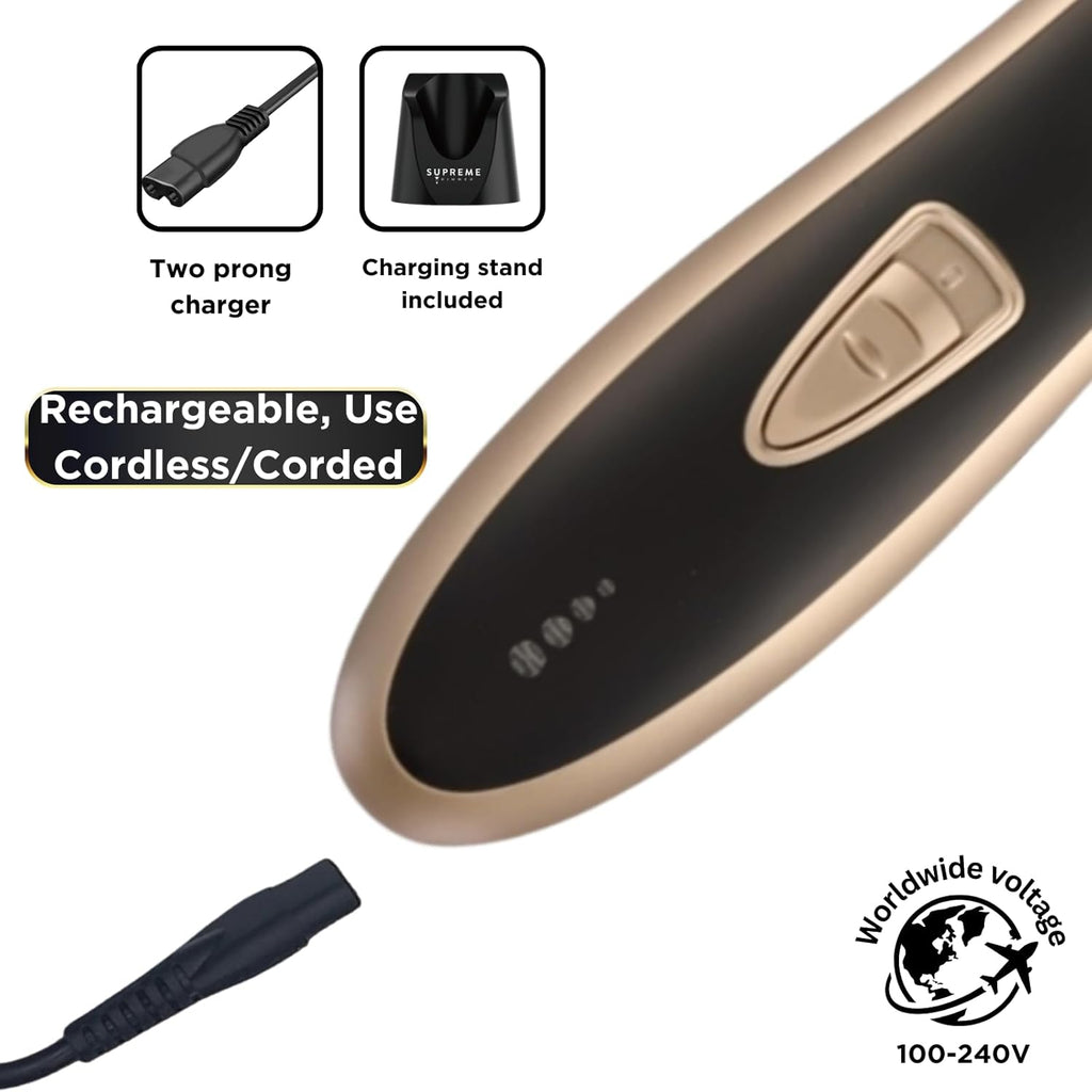 Supreme Trimmer T Shaper - Cortadora de pelo profesional para barbe...