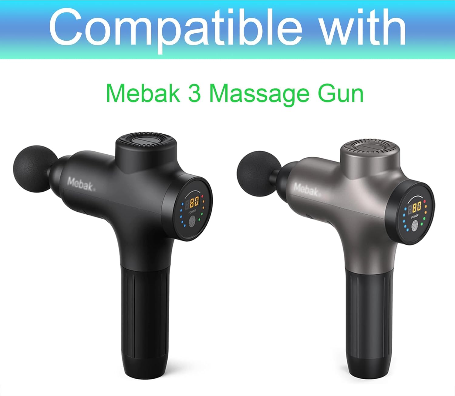 LEFXMOPHY Para Mebak 3 Pistola de masaje Cargador Reemplazo 16.8V C...