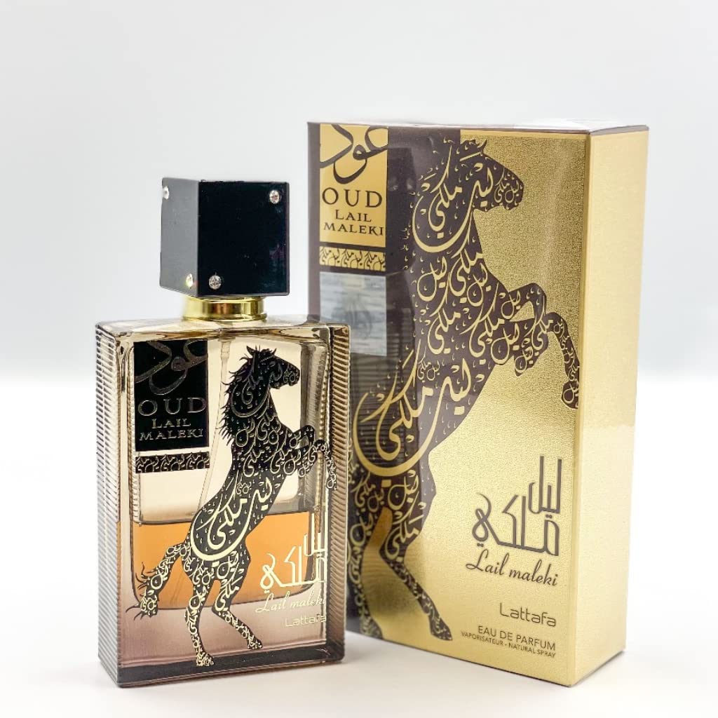 Lattafa Perfumes Oud Lail Maleki para Eau de Parfum en espray unise...
