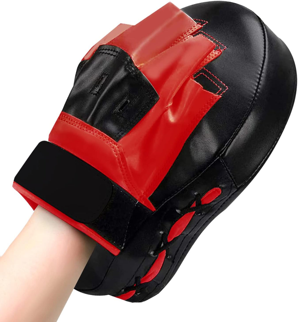 Valleycomfy - Manoplas de boxeo curvadas de piel sintética para ent...