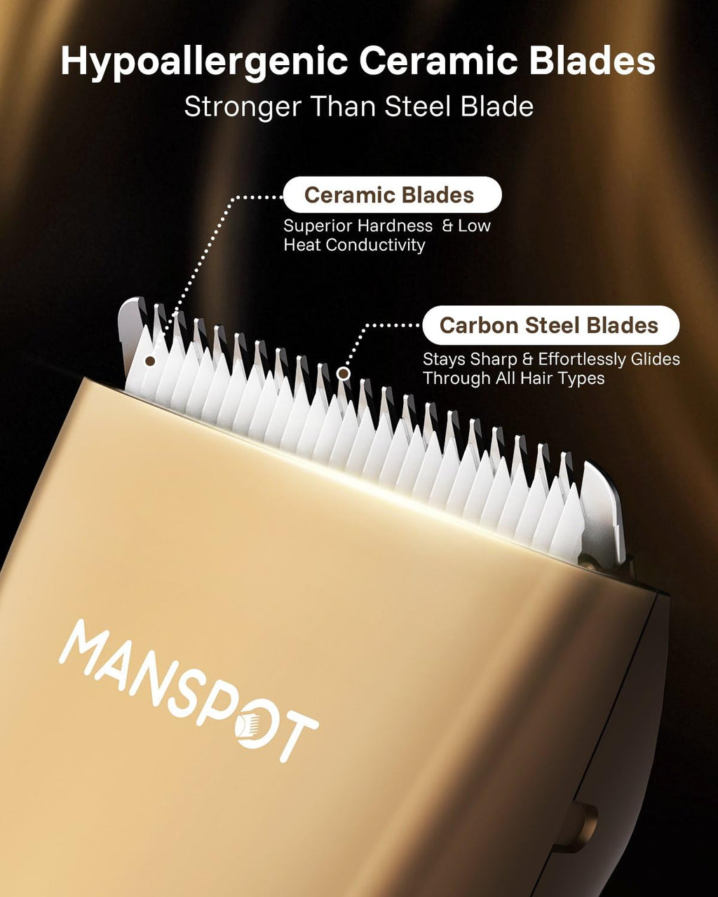 MANSPOT - Recortadora de pelo para hombres, regalos para hombres, r...