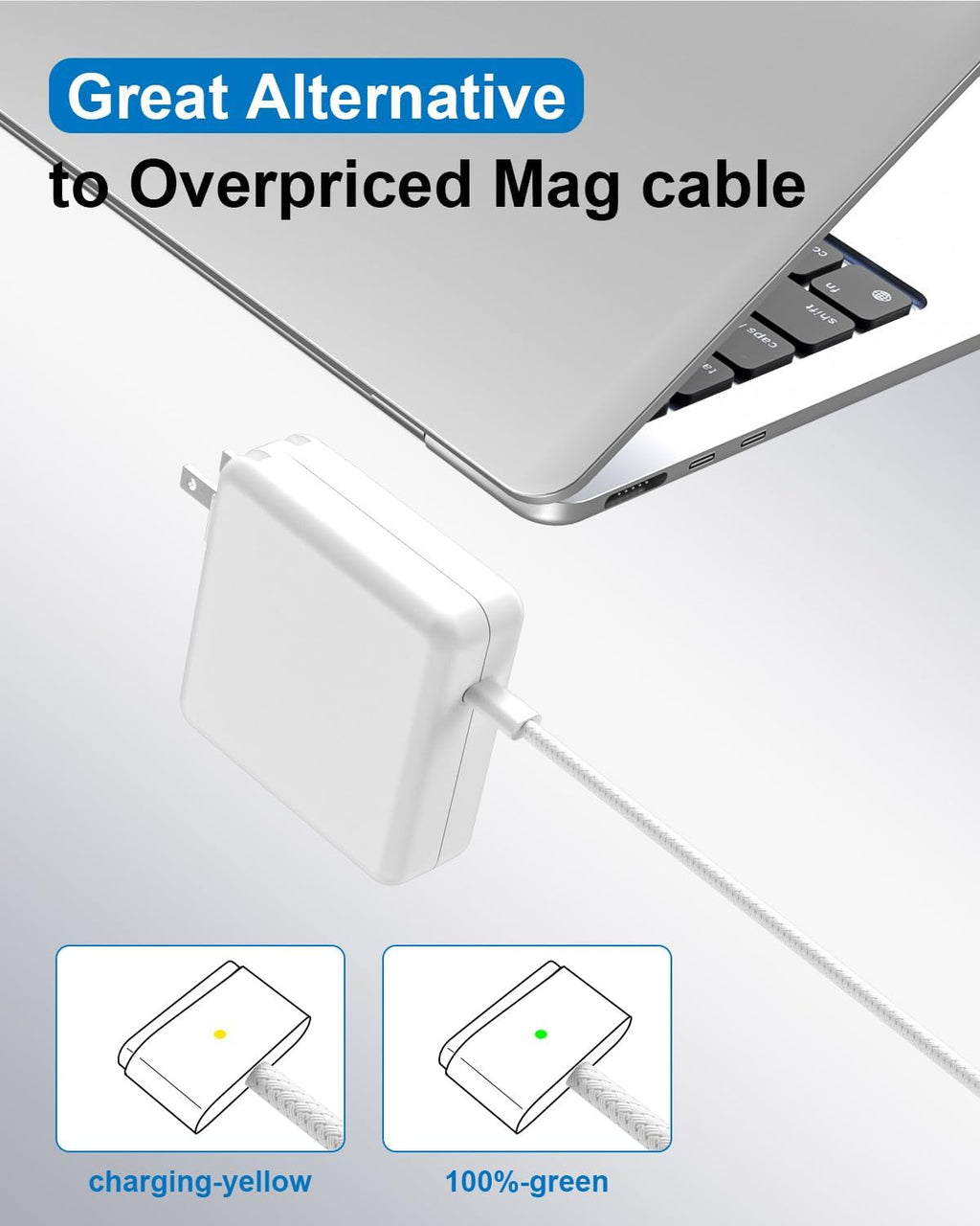 Cargador Mac Book Pro - Cargador USB C a magnético 3 para Mac Pro d...