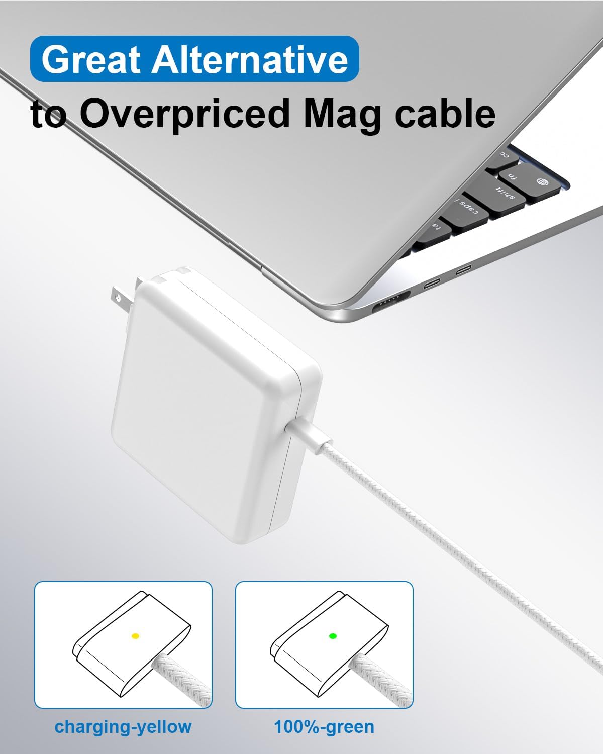 Cargador Mac Book Pro - Cargador USB C a magnético 3 para Mac Pro d...