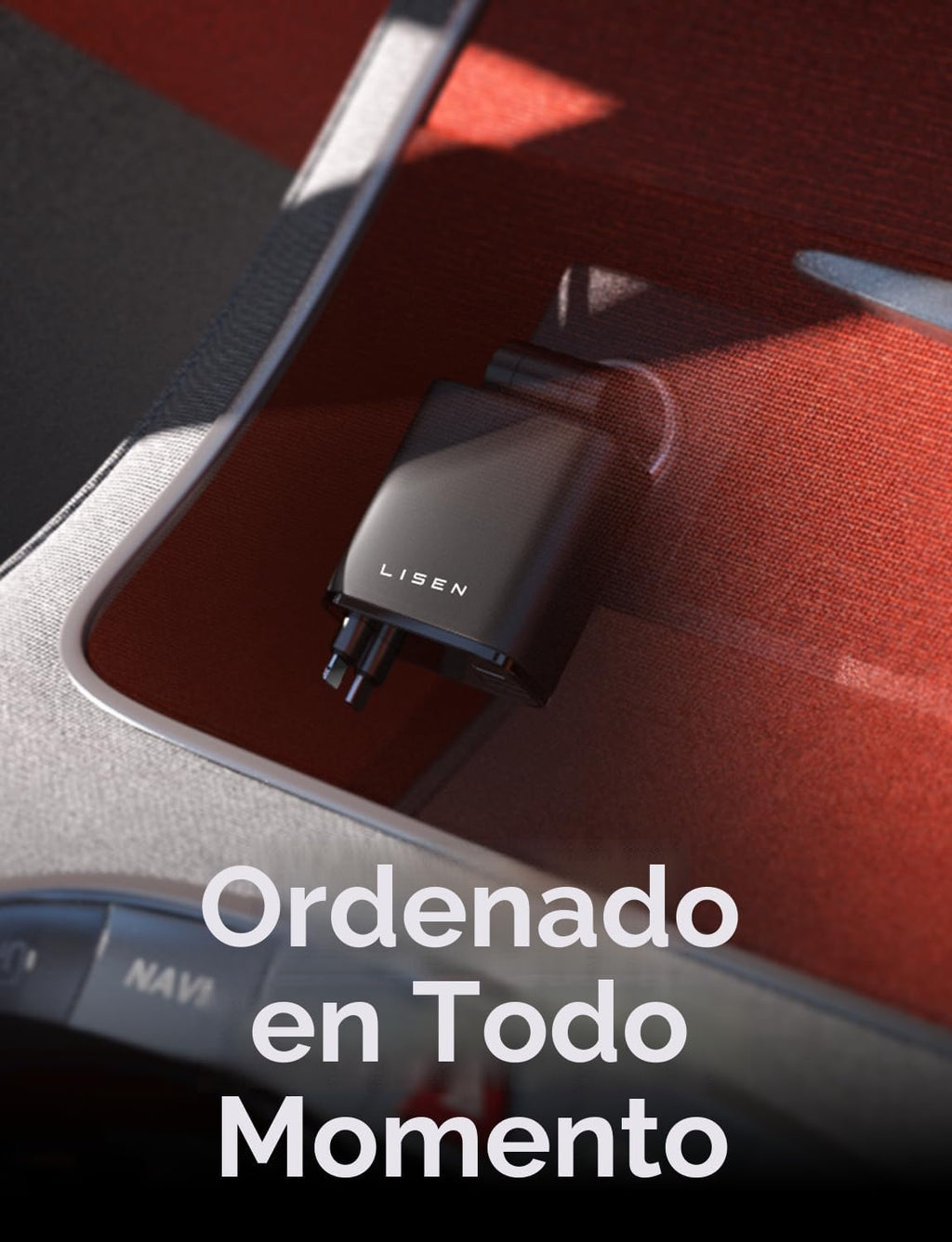 LISEN - Cargador retráctil para automóvil, adaptador de cargador de...