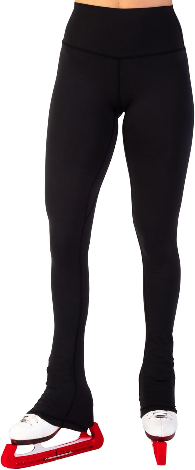 CRS Cross Leggings de patinaje sobre hielo. Leggins negros para pat...