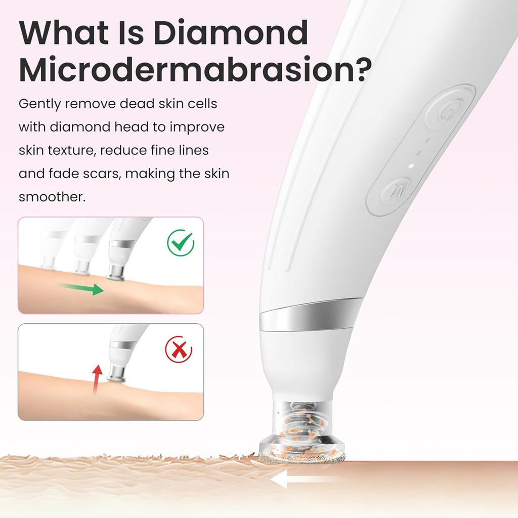 UNOISETION Máquina de Microdermoabrasión de Diamante, Removedor Por...