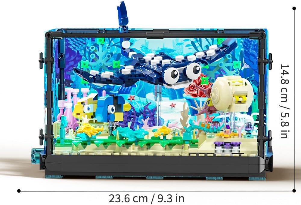 Maxiryx Fish Tank Building Set - Marine Aquarium Toy, Christmas, Bi...
