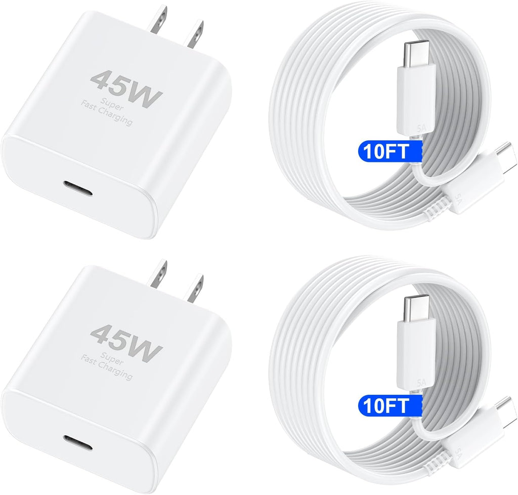 Cargador para iPhone 17 16 Pro Max de carga rápida, 45 W USB C iPho...