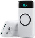 Cargador portátil inalámbrico 40800mAh para iPhone con 3 cables inc...