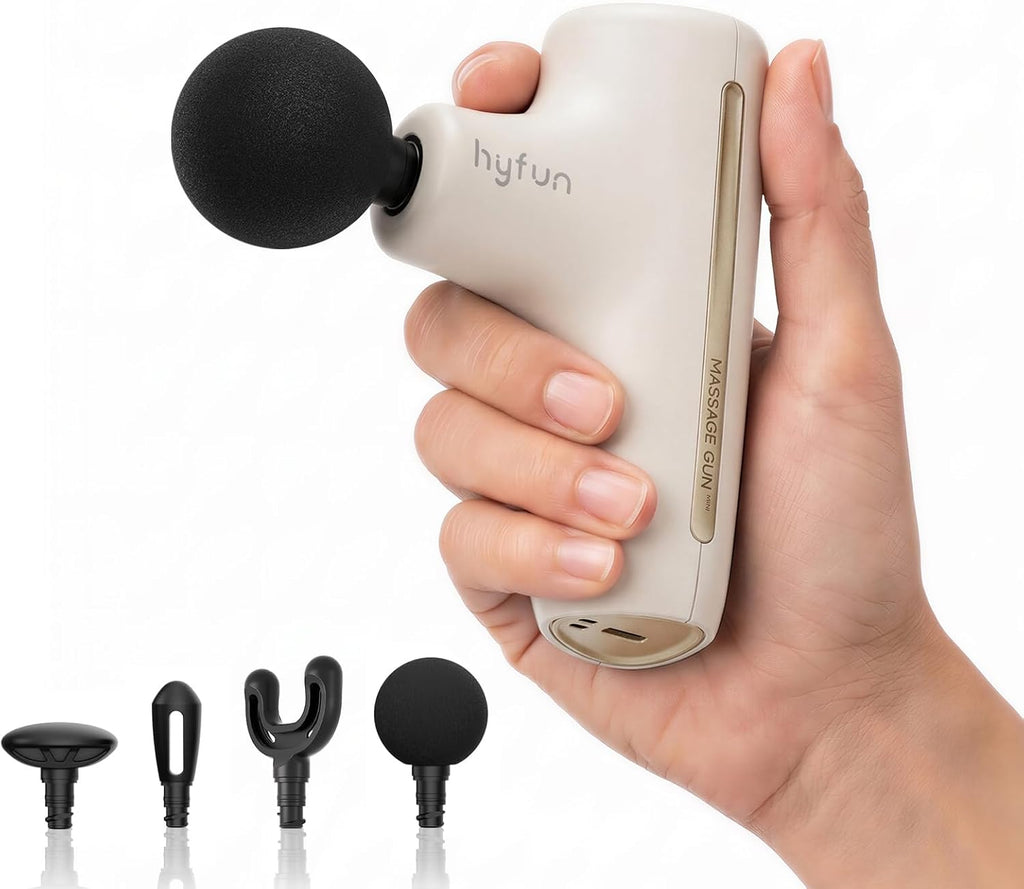 HYFUN H1 Super Mini Massage Gun, Compact Portable Deep Tissue Massa...