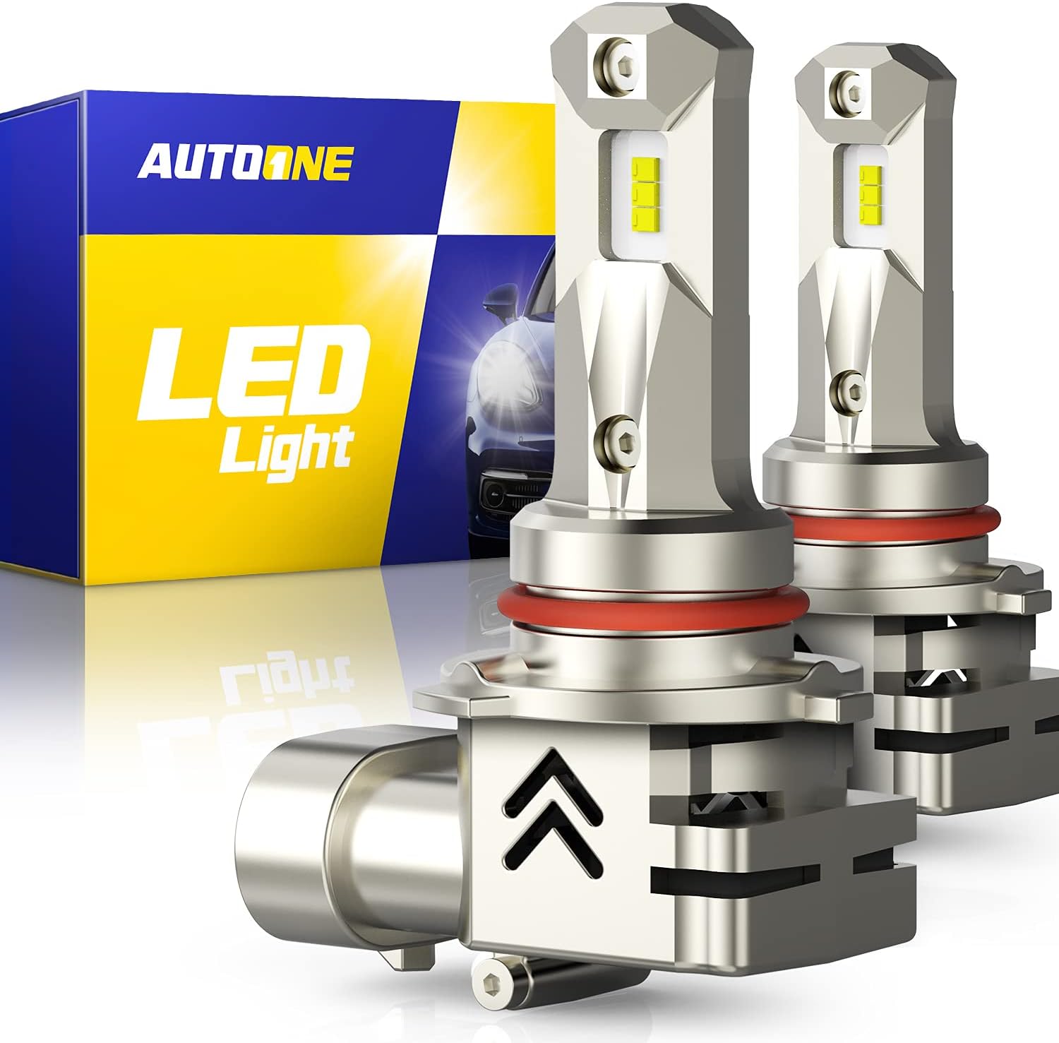AUTOONE - Bombillas LED 9005 mejoradas de 22000 lúmenes para haz al...