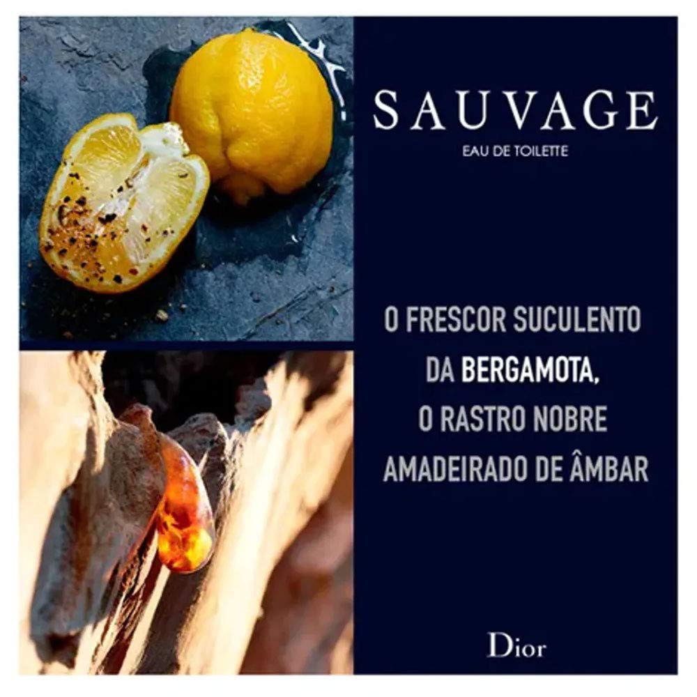 Christian Dior Sauvage Eau de Toilette en espray para hombre, 3.4 o...