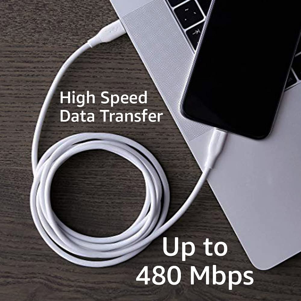 Amazon Basics USB-C to Lightning Charger Cable, Apple MFi Certified...
