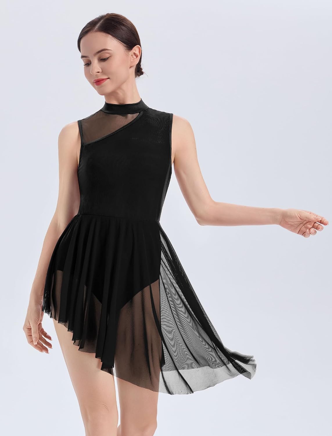 AFAVOM Vestido de baile lírico para mujer, disfraces de baile conte...