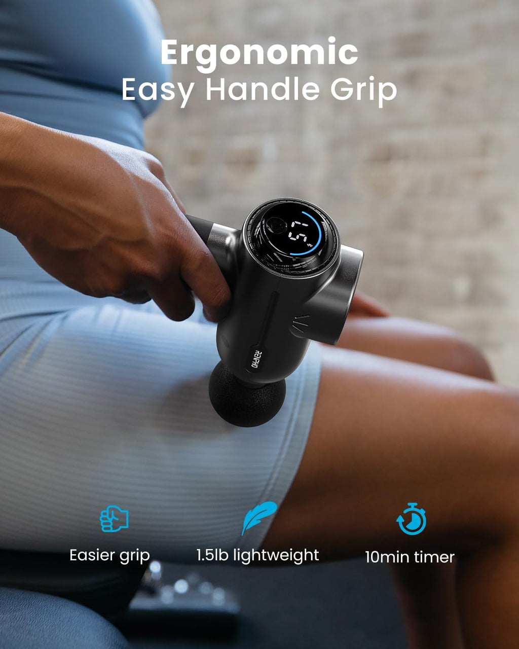 RENPHO Active+ Pistola de masaje térmica con calor, regalos del día...
