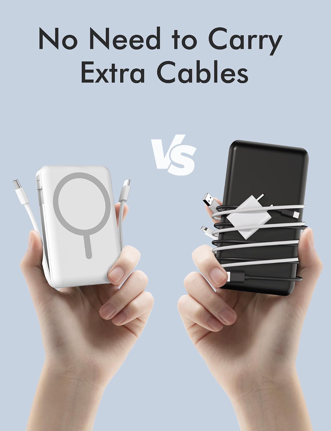 podoru para Magsafe Paquete de baterías, banco de energía magnético...