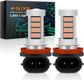GLOFE Bombillas LED de alta potencia 92smd 14000K Rosa Púrpura 9005...