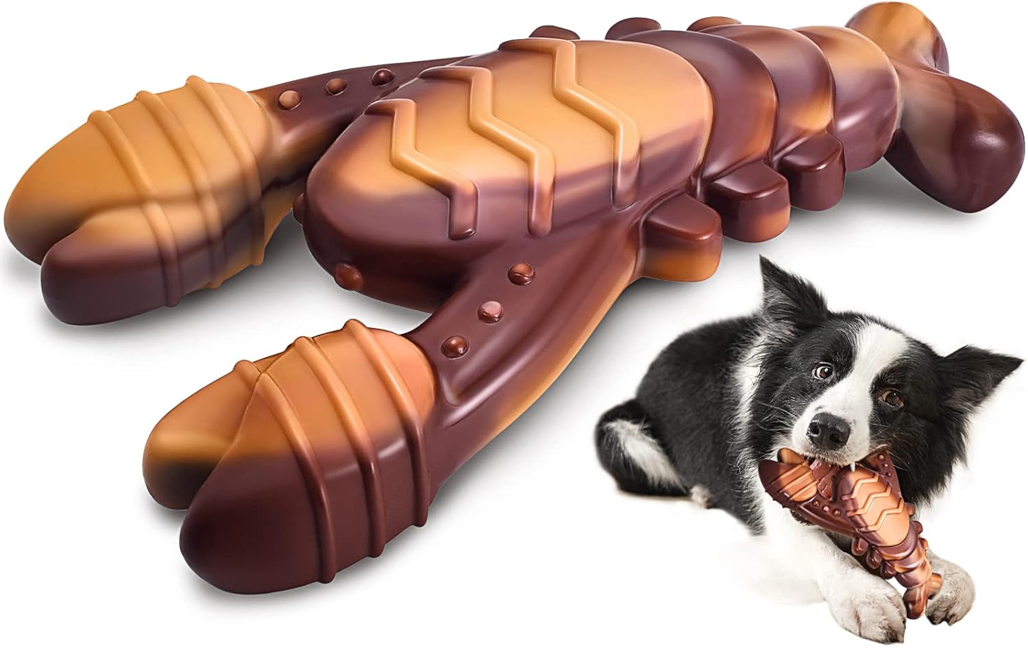 NEZIN Juguetes masticables para perros, juguetes indestructibles pa...